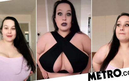Woman with 38L breasts felt 'like a freak' becoming TikTok star