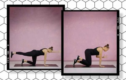 Build serious core stability with a simple but effective bird dog