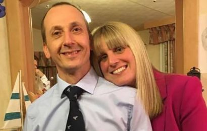 Wife’s immense grief as husband dies of bowel cancer