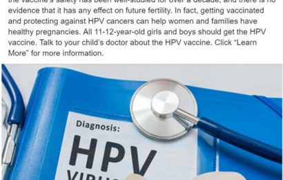 Fighting misinformation with science-based messages can improve public perceptions of HPV vaccines