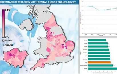 Map lays bare England&apos;s child tooth decay crisis