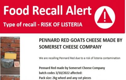 Warning as ANOTHER artisan type gets pulled over listeria fears