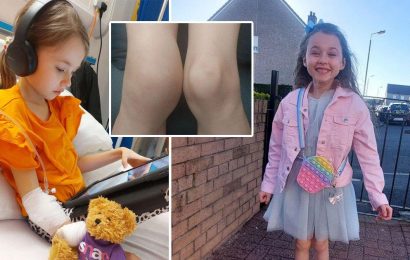 Mum shocked after six-year-old's fall leads to life-changing diagnosis