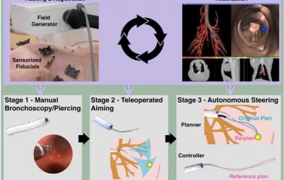 Scientists successfully maneuver robot through living lung tissue
